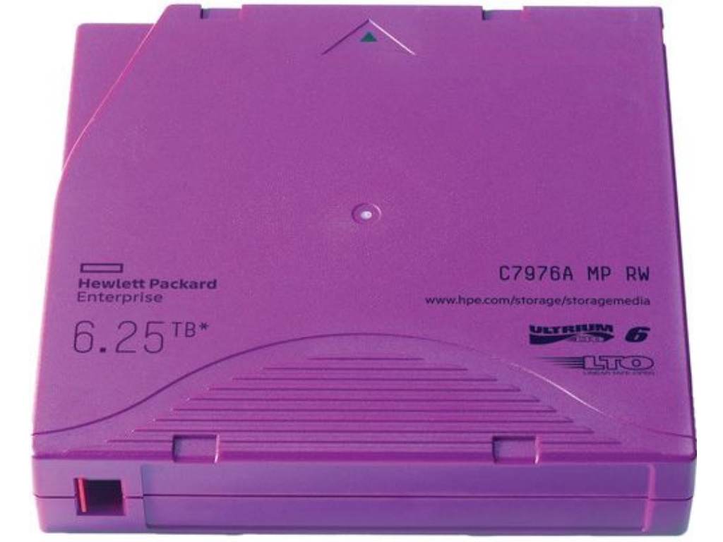HP ESG Data Tape Catridge HPE LTO Ultrium-6/( 2.5TB/6.25TB )/RW - Слика 2