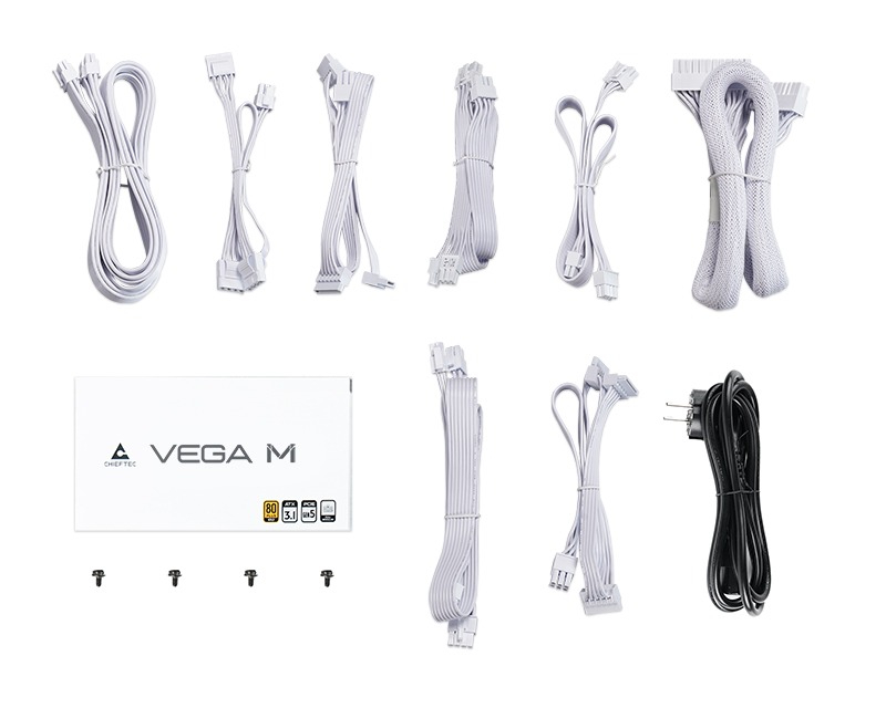 CHIEFTEC PPG-750-CW 750W VEGA M 80Plus Gold belo napajanje 5Y - Слика 2