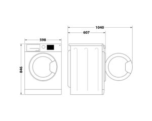 WHIRLPOOL WP C8 WBS EE mašina za sušenje veša - toplotna pumpa