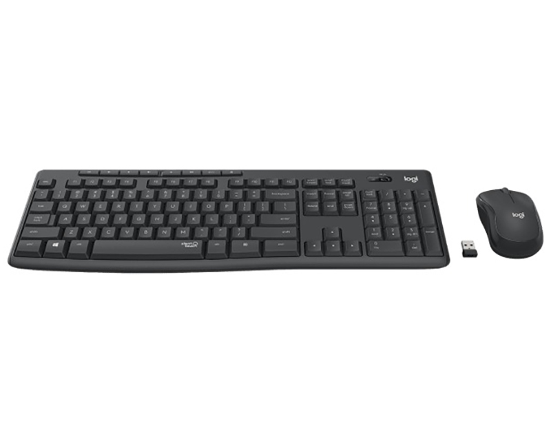 LOGITECH_ MK295 Silent Wireless Combo US tastatura + miš crna - Слика 2