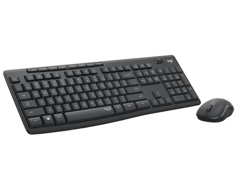 LOGITECH_ MK295 Silent Wireless Combo US tastatura + miš crna - Слика 4