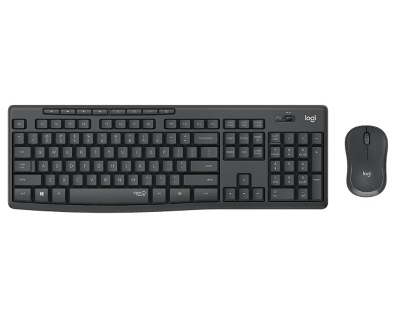 LOGITECH_ MK295 Silent Wireless Combo US tastatura + miš crna - Слика 3