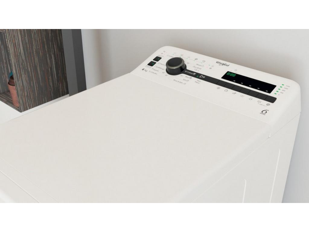 Veš mašina WHIRLPOOL TDLRB 6240SS EU/N/gornje punjenje/6kg/1200 obrtaja/C/60x90x40cm/bela - Слика 4