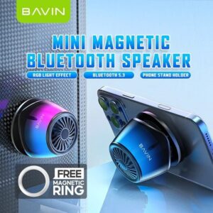 Bavin Magnetic  Blth stereo zvučnik crna BM-23