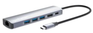 Manhattan USB-C PD 6-in-1 4K Multiport Hub