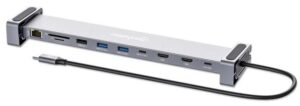 MANHATTAN MH 10 in 1 Dual HDMI Docking Station