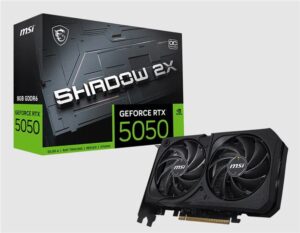 VGA MSI RTX 5050 8G SHADOW 2X OC