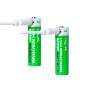 Logilink punjive baterije AA 1.5V 1850 mAh / 2775 mWh, type c, 2 kom