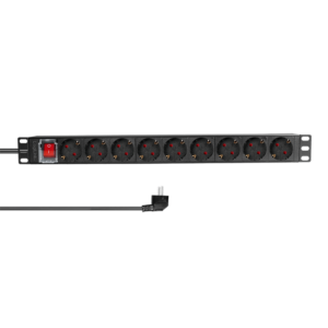 Logilink PDU 9 x šuko CEE 7/3, 2.0m, sa prekidačem