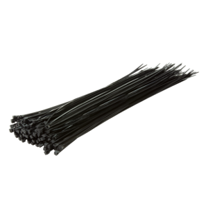 LogiLink Vezice 100 kom,  400 x 4.4mm, crna