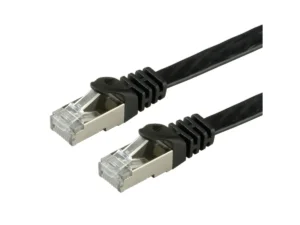 Secomp Value FTP PatchCord Cat6/Cl.E, flat, crna, 1.0m