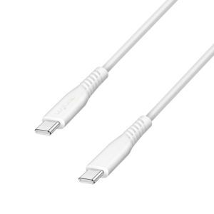 Logilink USB 2.0 Type C - C, M/M, 60 W, bela, 1.0m