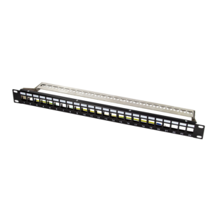 Logilink 19'' Patch Panel 1U, 24, prazan, sa nosačem kabla i uzemljenjem