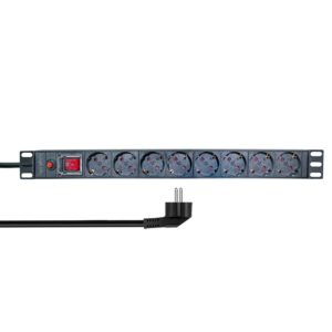 Logilink PDU 8 x šuko, prenaponska zaštita, prekidač, 1.8m