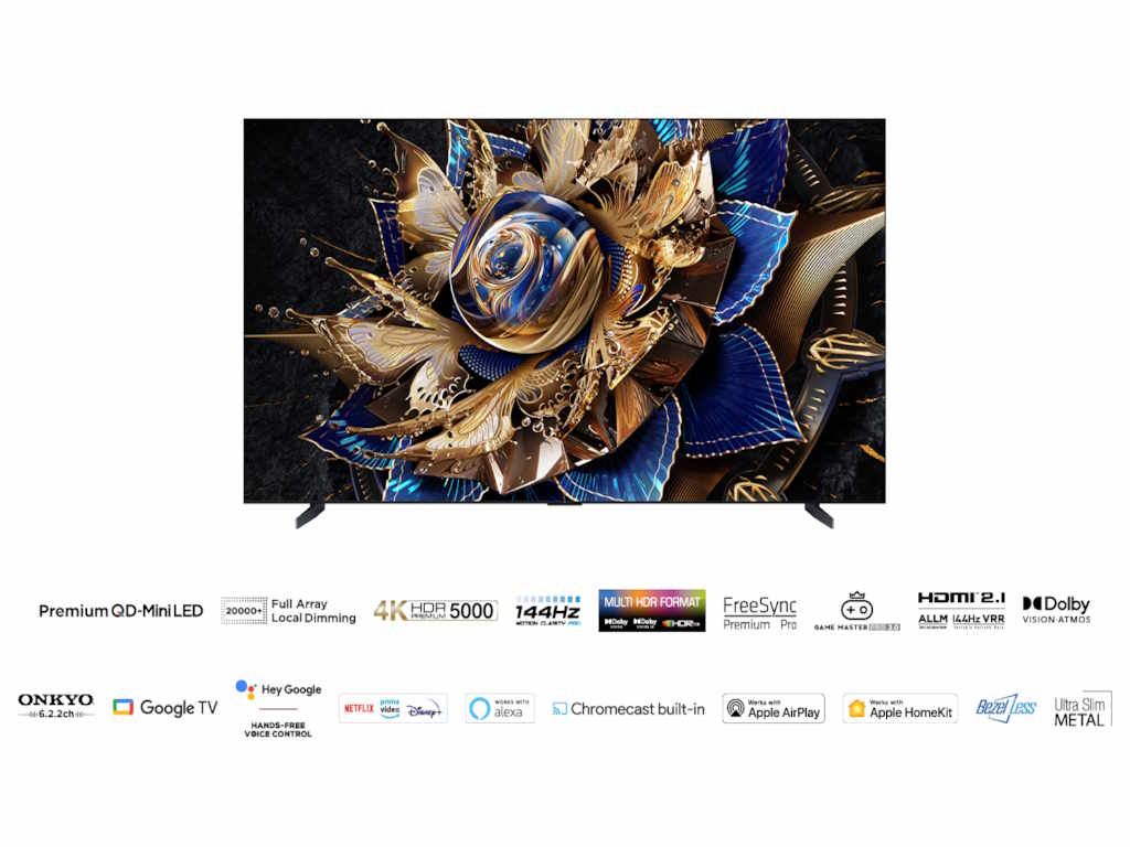 Televizor TCL 115X955Max/MiniLED/115"/4K/144Hz/Google TV/crna - Слика 2