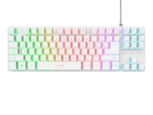 Tastatura TRUST GXT833 THADO žicna/RGB/TKL/gaming/bela