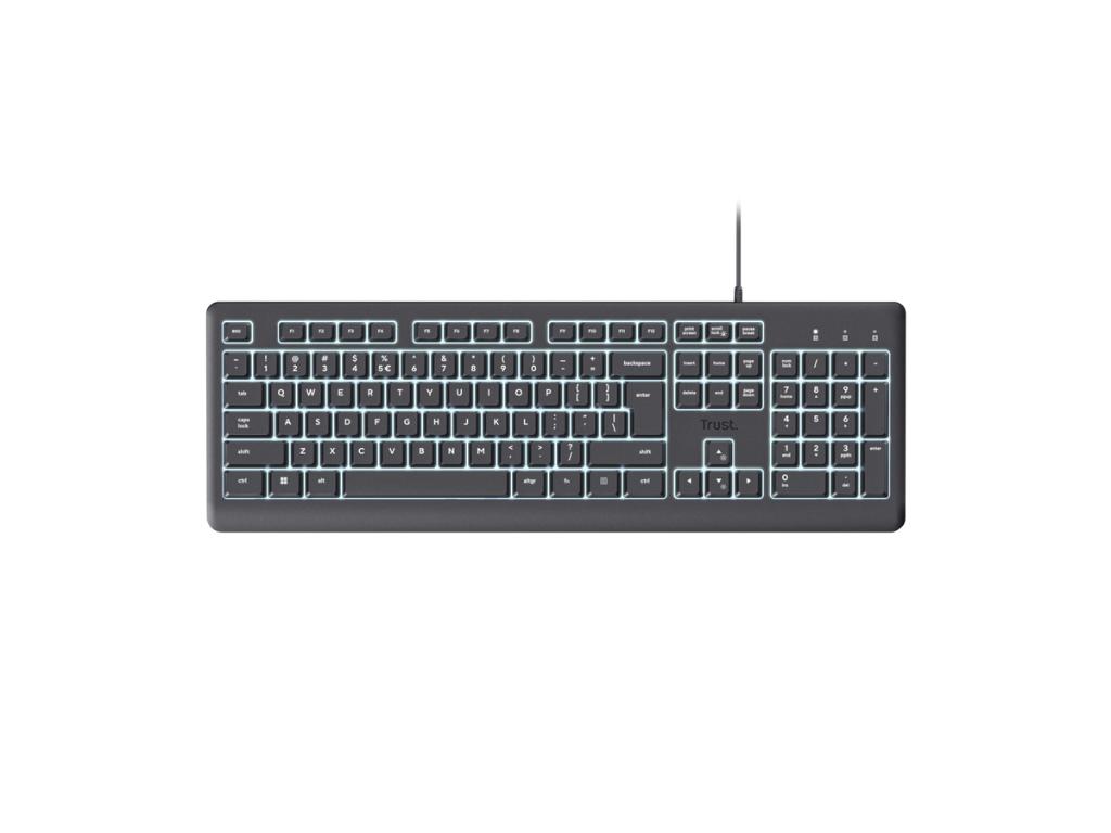 Tastatura TRUST Primo Illuminated žicna/SRB/osvetljenje/crna - Слика 3