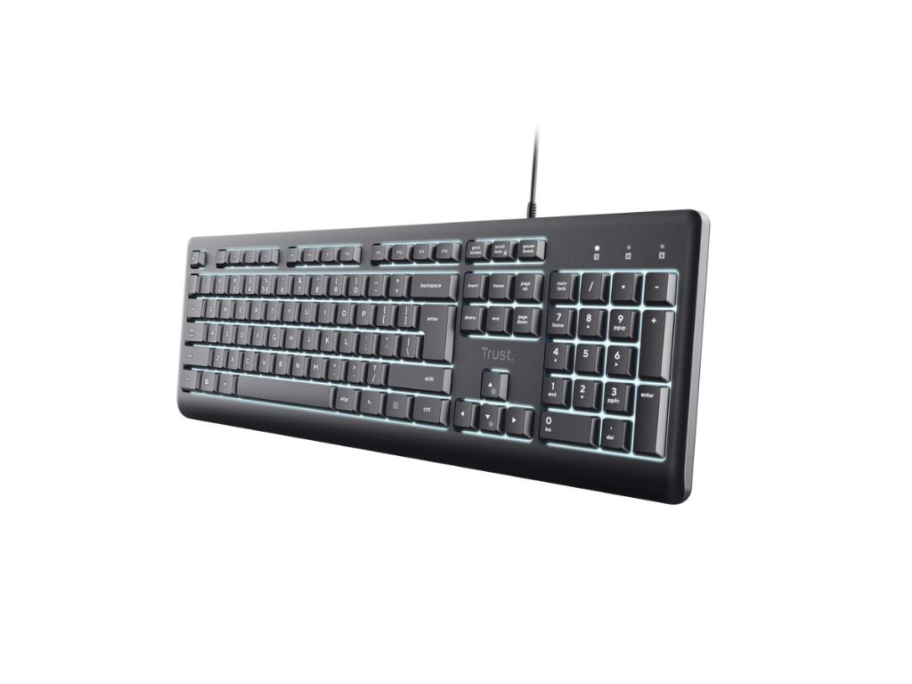 Tastatura TRUST Primo Illuminated žicna/SRB/osvetljenje/crna - Слика 2