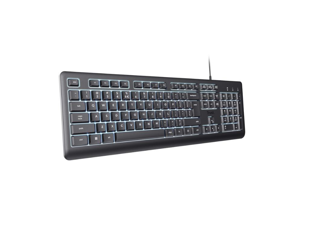 Tastatura TRUST Primo Illuminated žicna/SRB/osvetljenje/crna - Слика 4