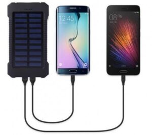 HRD-T12 ** Gembird solar power bank 12000mAh 2xUSB, LED, kompas (959)
