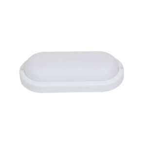 XLED 18W Nadgradna ovalna LED lampa PP+PP IP54,6500K 193*94*38