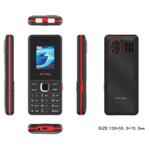 IPRO A33 black-red Feature mobilni telefon 2G GSM/2500mAh/32MB/Dual-SIM/Srpski jezik