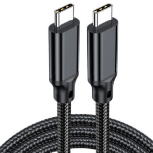 Xwave USB Kabl TipC M/M 5A 240W 20Gbps 1m black aluminium