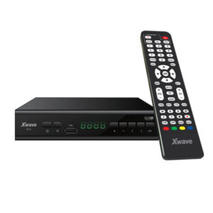 Xwave M10 DVB-T2 Set Top Box,LED,scart,HDMI,RF in-out,USB,media player,veliki daljinski