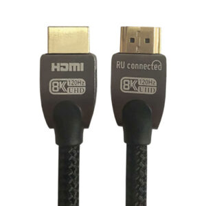 Xwave HDMI 2.1 1,5m pc 8K 60Hz bakarni pleteni kabl sa pozlacenim/cink konektorima