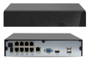Gembird DVR NVR-P3008QT-POE 8CH GMB 8 kanala do 8mp H.265 HI EASY App Onvif P2P, iCloud do 6TB, POE