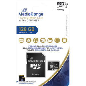 Mediarange 128gb micro SDHC+ADAPTER/C10