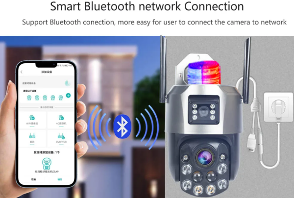CAM-IP6MP-EP5-36X ZOOM GMB kamera 6 mpix microSD iCSee xmeye pro app Two-way voice PTZ ip66,2x3.6mm - Слика 8
