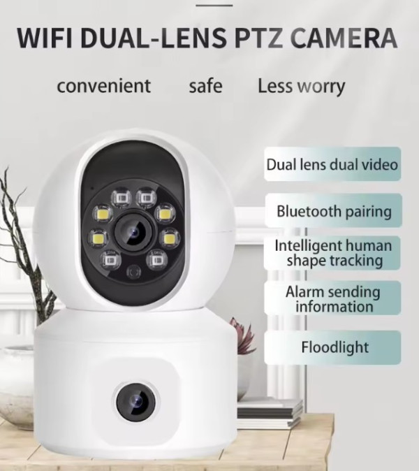 CAM-IP6MP-Q7 GMB kamera 6 mpix microSD iCSee xmeye pro app Two-way voice PTZ 3,6mm+3,6mm - Слика 9