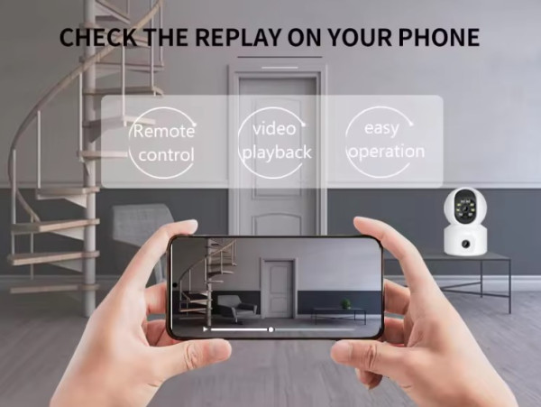 CAM-IP6MP-Q7 GMB kamera 6 mpix microSD iCSee xmeye pro app Two-way voice PTZ 3,6mm+3,6mm - Слика 6