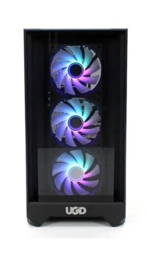 UGD Kuciste * Titan 2314, ATX, providna stranica, ugradjena 4xRGB kulera, Crno