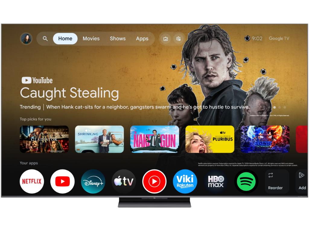 Televizor TCL 65C8L/LED/65"/4K UHD/144Hz/Google TV/crna - Слика 7