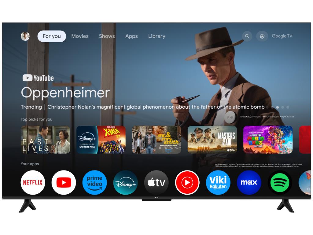 Televizor TCL 65T69C/QLED/65"/4K UHD/60Hz/Google TV/crna - Слика 2