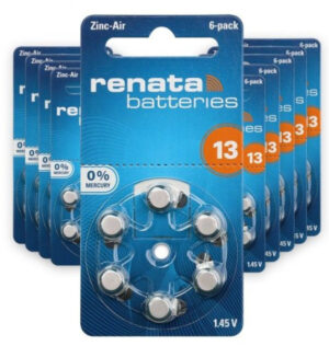 Renata baterija ZA13 1,45V Zink-Air baterija za SLUSNI APARAT, PAK6 (cena po kom.)