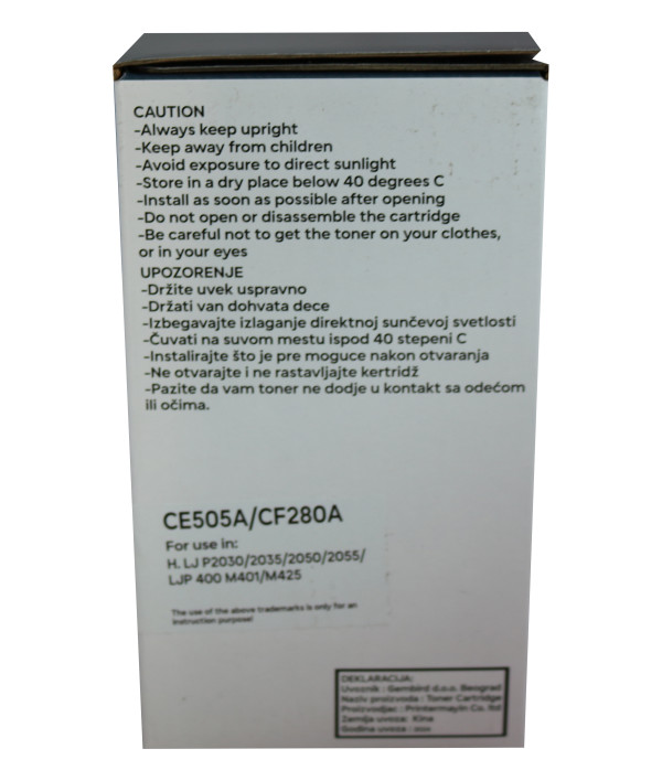 Toner Gembird CP5225 CE740A zam. kaseta za HP 7k - Слика 3