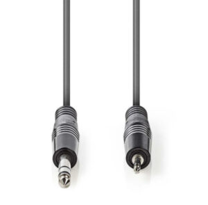 NEDIS COTH23205GY30 Stereo Audio Cable 6.35mm muski na 3.5mm muski, 3m, Dark Grey