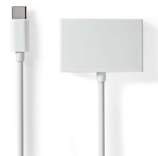NEDIS CCGB65900WT01 USB-C adapter 2.0 na 3,5mm ženski, 0,1m, Okrugli, Niklovani, ABS/PVC - Слика 5