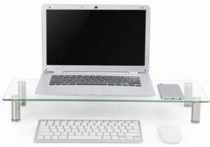 MS-TABLE-GM-01 Gembird postolje za monitor od kaljenog stakla 580x 210 x 90 mm
