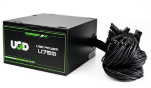 Napajanje U750W 750W UGD Power 12cm FAN, 20+4pin, 4+4pin, 6xSATA, 2xIDE, 4x6+2pin 80Plus, Black