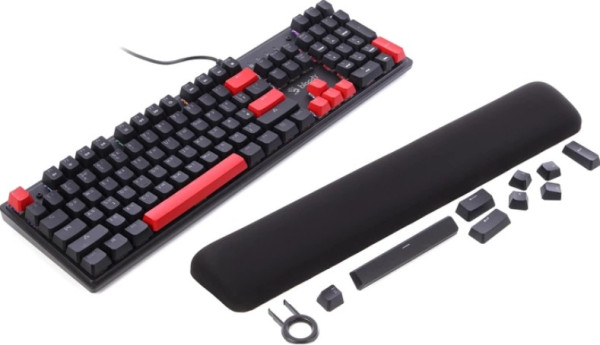 A4 TECH A4-S525N A4Tech Bloody Mehanicka RGB Gejmerska tastatura + Oslonac za zglob - Слика 3