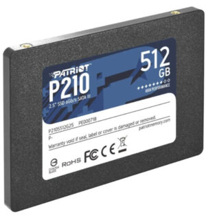 SSD 2.5 SATA3 512GB Patriot P210 520MBs/430MBs P210S512G25