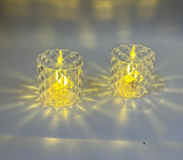 Mini LED svecnjak Providni 60x70mm (cena je za 1kom) - Слика 7