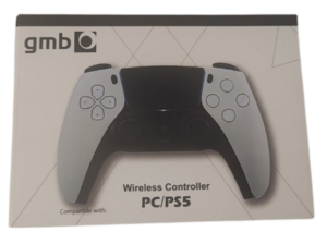 JPD-PS5 Grey-White PC/PS5 Gembird Bezicni gamepad sa vibracijom, zvucnik, 3,5mm, touchpad, trigger