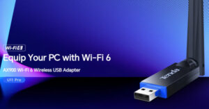 Tenda U11 Pro AX900 Wireless Wi-Fi 6 Dual Band, antena 6dBi, 286mbps-2,4GHz, 600mbps-5GHz, USB Adapt