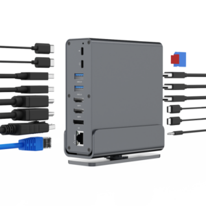 A-CF-COMBO15-01 Gembird USB Type-CF 15-in-1 multi-port adapter (USB hub, Type-CF, HDMI, DP, LAN,3,5)