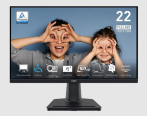 Monitor 22 MSI PRO MP225 Flat FHD VA 100Hz 1 ms HDMI/VGA